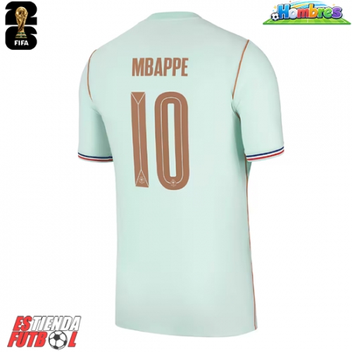 Francia Kylian Mbappe #10 Segunda Equipación Mundial 2026 Manga Corta